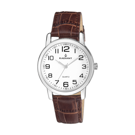 GRAND 40MM WHITE DIAL BROWN...