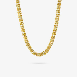 Colar Mulher Blake Ouro | Design Twist Sofisticado em Aço Dourado