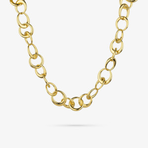 Colar Mulher Blair Ouro | Design Moderno em Elos Dourados