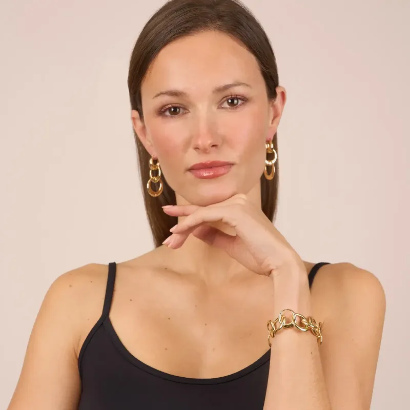 Conjunto Call me Blair em Dourado