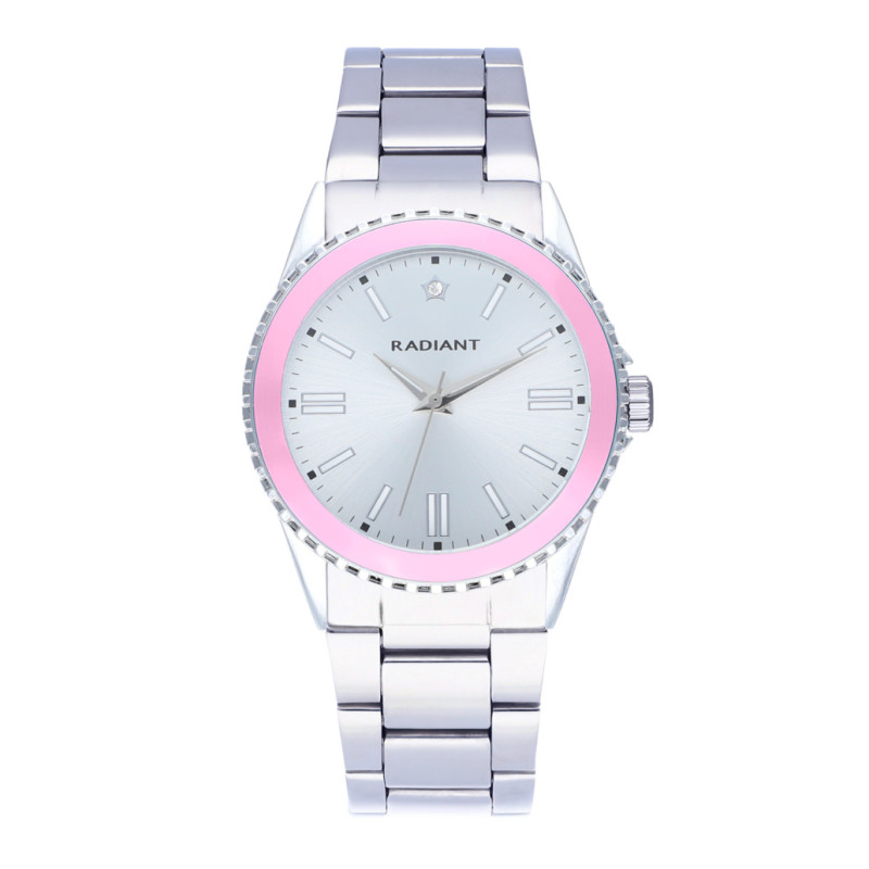 FROST 38MM PINK BEZEL SS DIAL & BRAZ