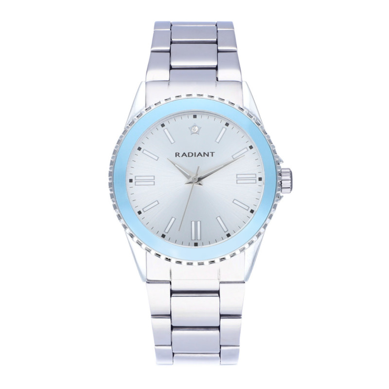 FROST 38MM SOFT BLUE BEZEL SS DIAL & BRA