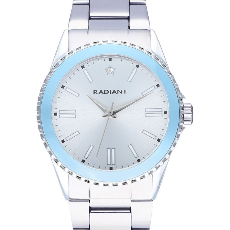 FROST 38MM SOFT BLUE BEZEL SS DIAL & BRA