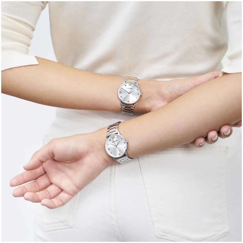 COZY 36MM SILVER DIAL SS BRACELET
