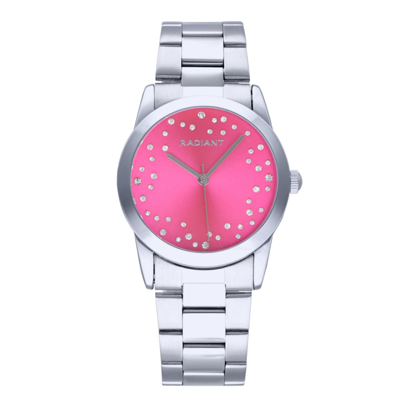 FIJI 36MM PINK DIAL SS BRACELET