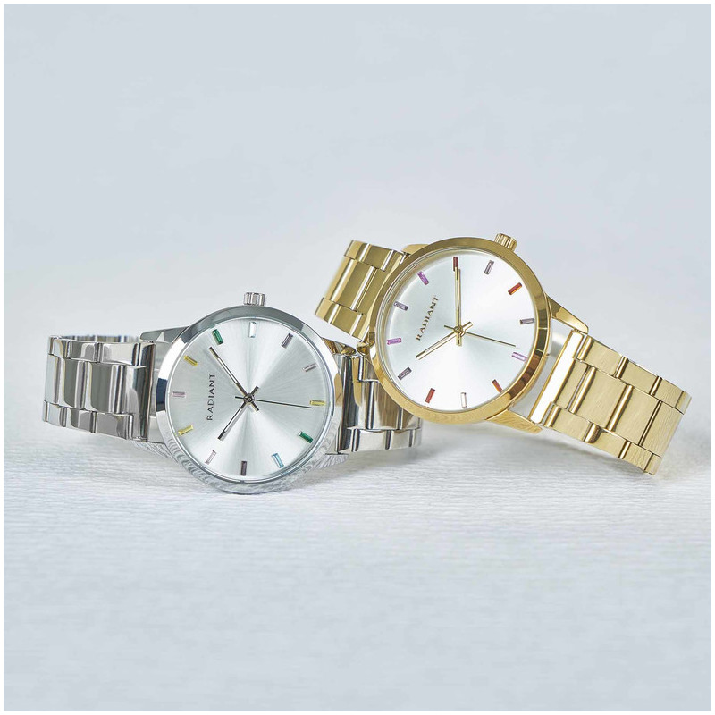 MYKONOS 38MM SILVER DIAL SS BRACELET