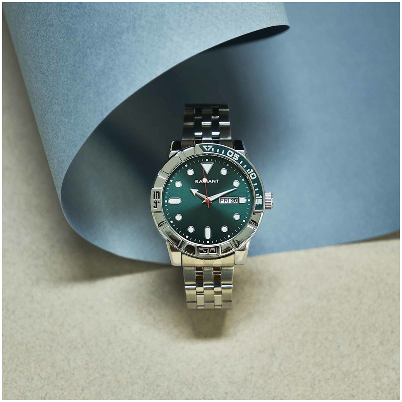 ZANZIBAR 44MM GREEN DIAL SS BRACELET