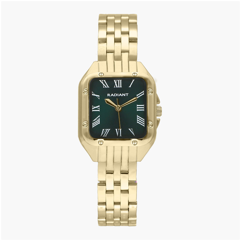 Radiant Bahamas Relógio Mulher Dourado com Mostrador Verde
