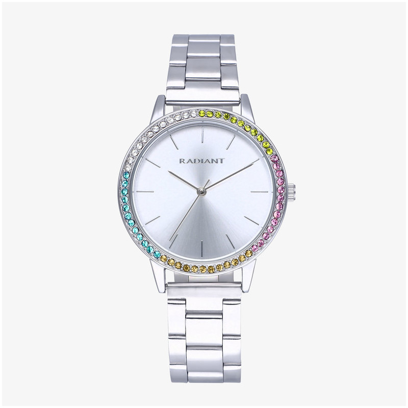 CHRISTY 36MM MULTI CRYSTALS SS BRACELET
