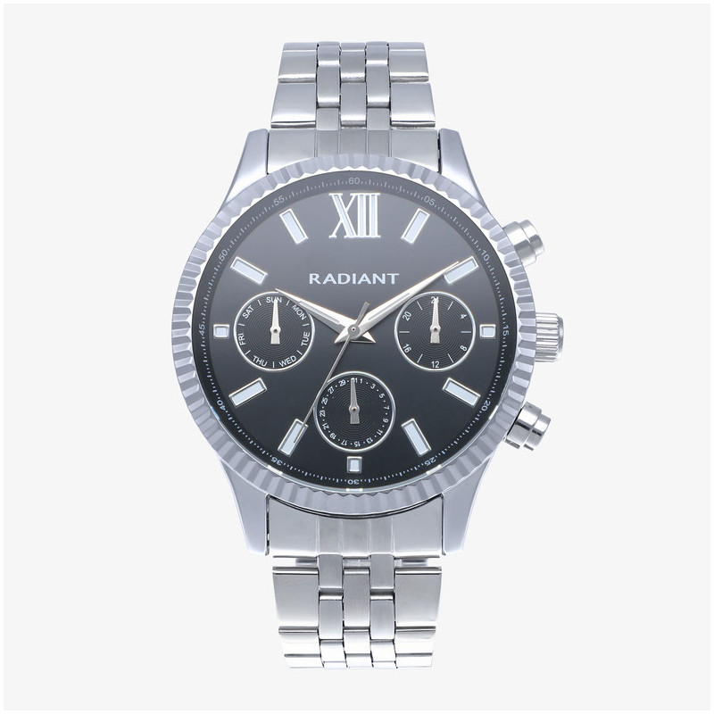 ALPHA 44,5MM BLACK DIAL SS BRACELET