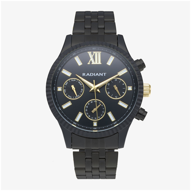 ALPHA 44,5MM BLACK DIAL BLACK BRACELET