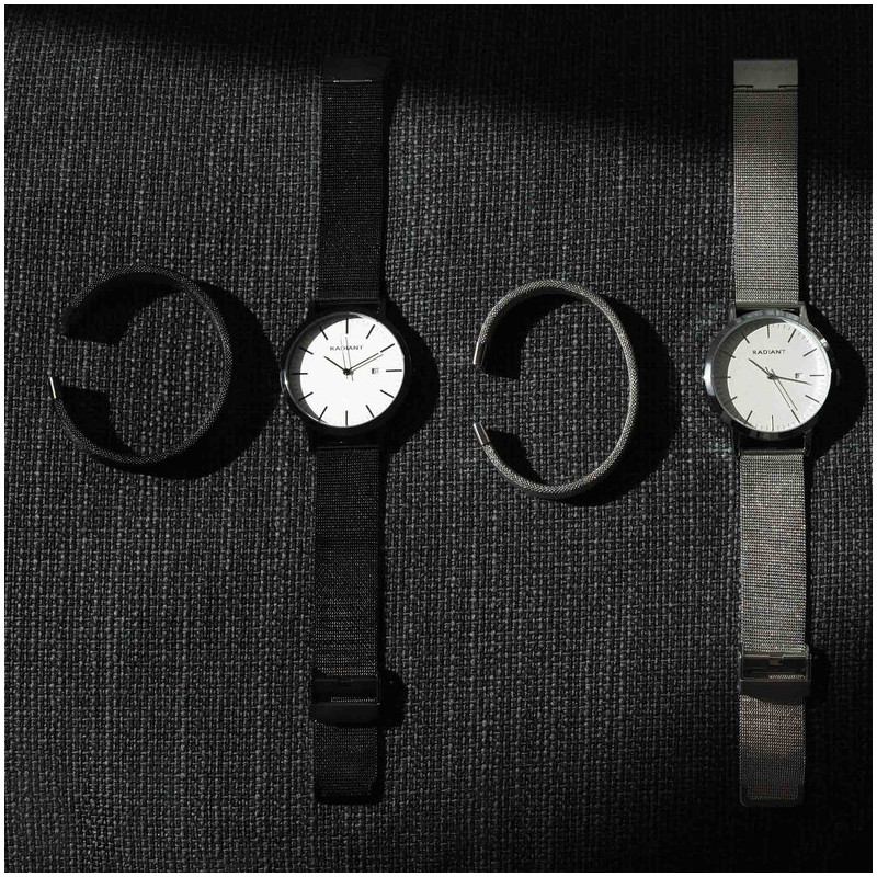 CLIK 42MM SS DIAL BLACK BRACELET