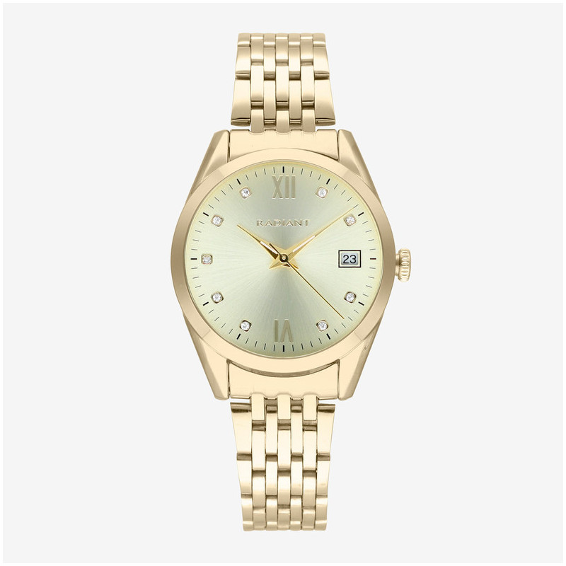 Radiant Legacy Relógio de Mulher Dourado Bracelete Aço