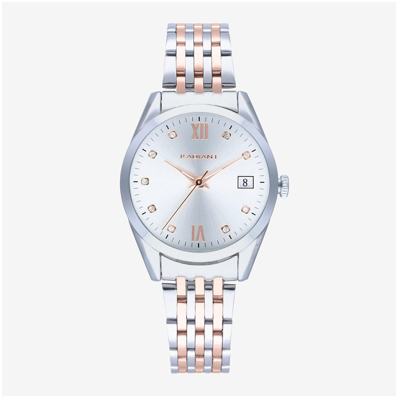 Radiant Legacy Relógio de Mulher Bicolor Rosa Bracelete Aço