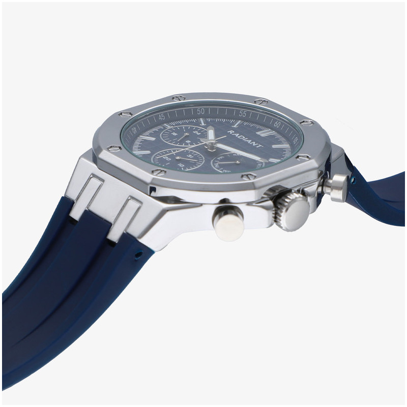 Relógio Homem Jack Azul/Pulseira de Silicone