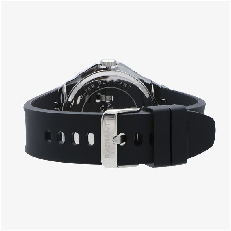 Relógio Homem Leonardo Preto/Pulseira de Silicone