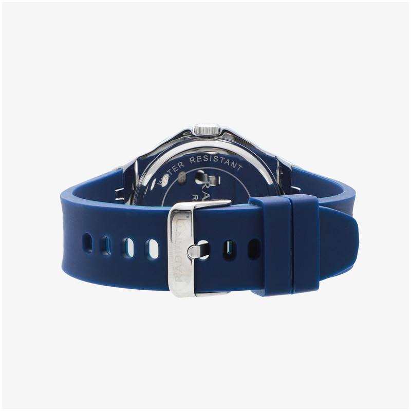 Relógio Homem Leonardo Azul/Pulseira de Silicone