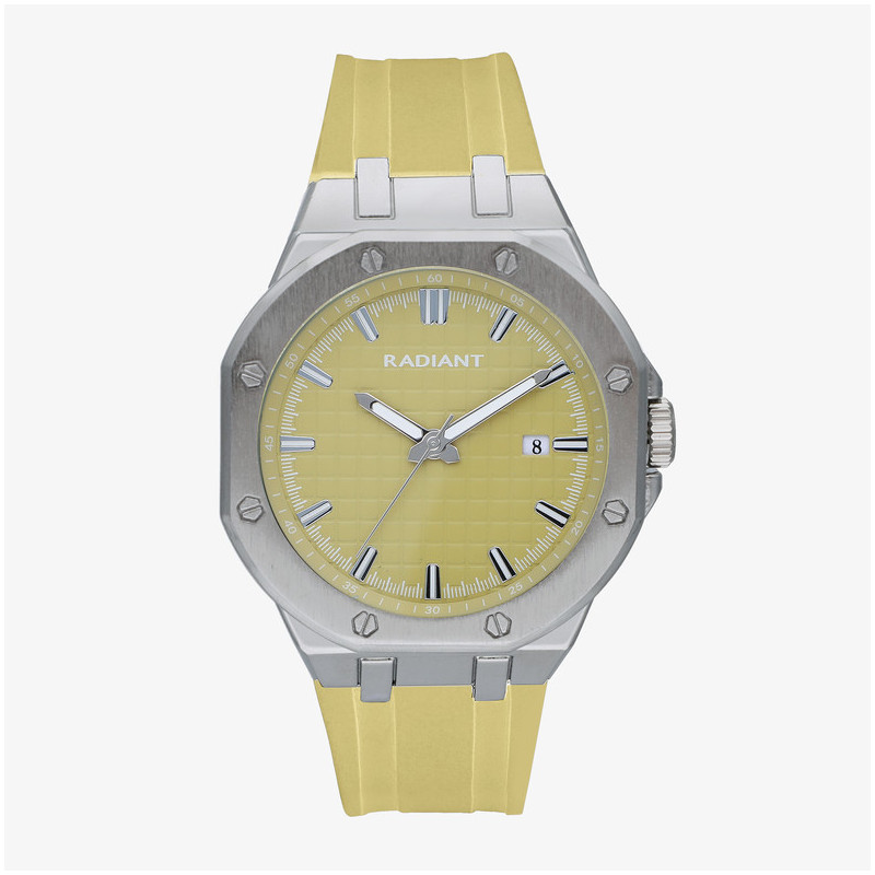 Relógio Homem Leonardo Verde/Pulseira de Silicone