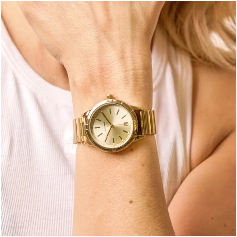 Relógio Mulher Kim Dourado