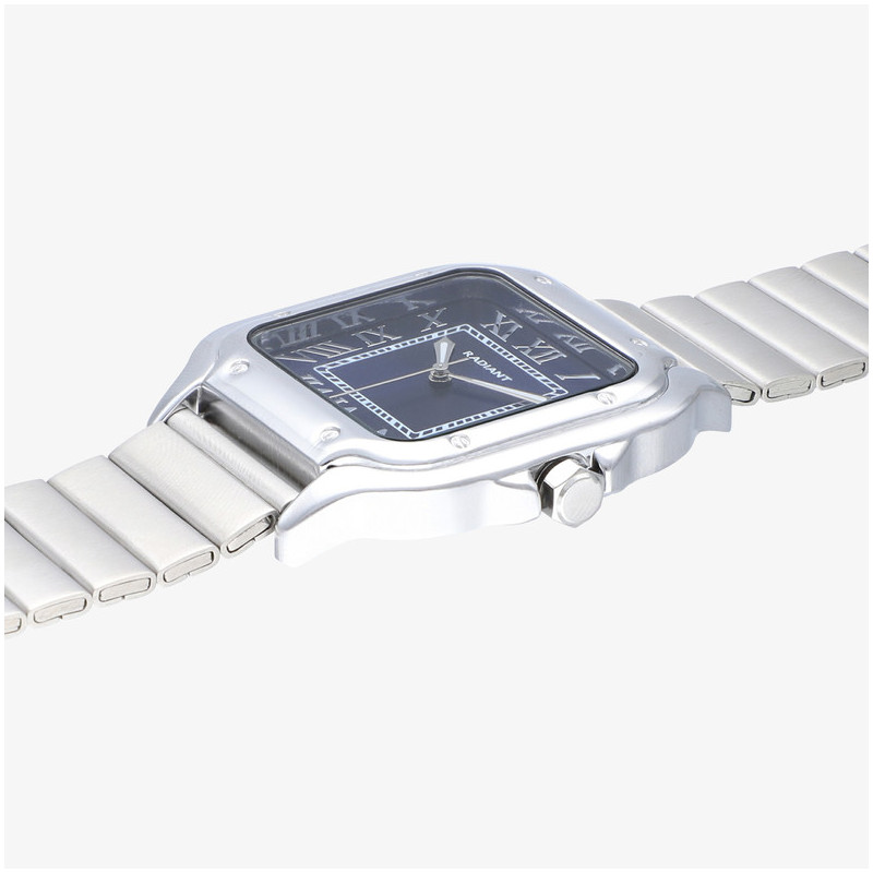 Relógio Homem Chris Him Azul Prateado