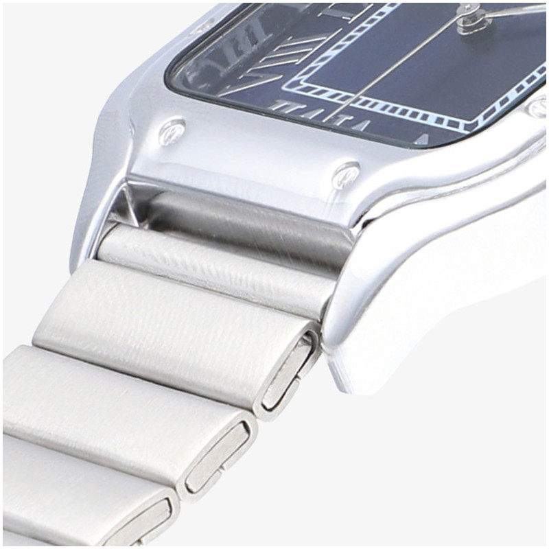 Relógio Homem Chris Him Azul Prateado