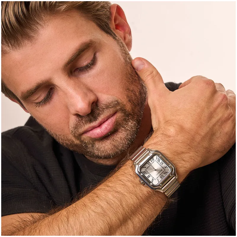 Relógio Homem Chris Him Prateado