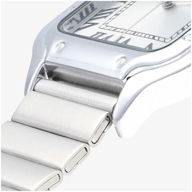 Relógio Homem Chris Him Prateado