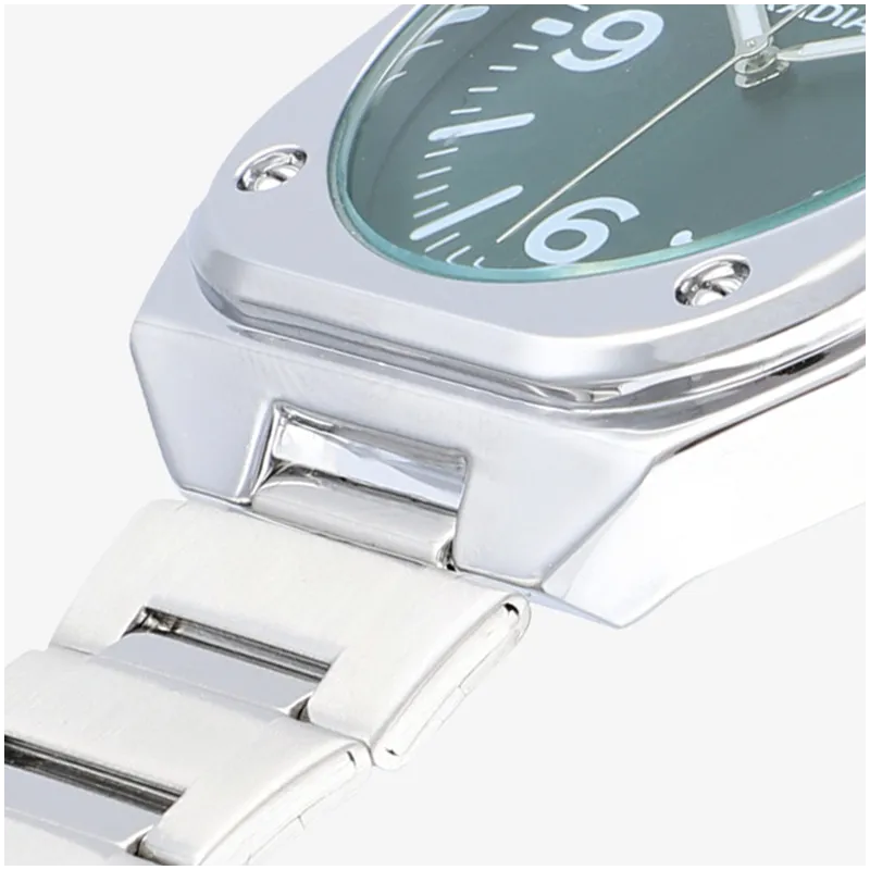 Relógio Homem Vittorio Verde Prateado