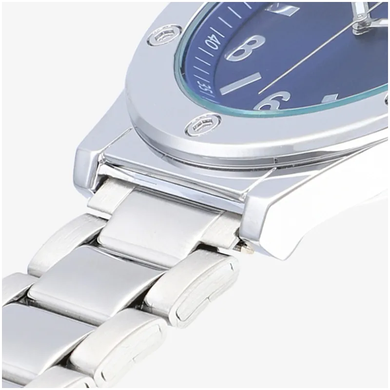 Relógio Homem Marcello Azul Prateado