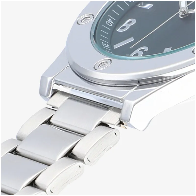 Relógio Homem Marcello Verde Prateado