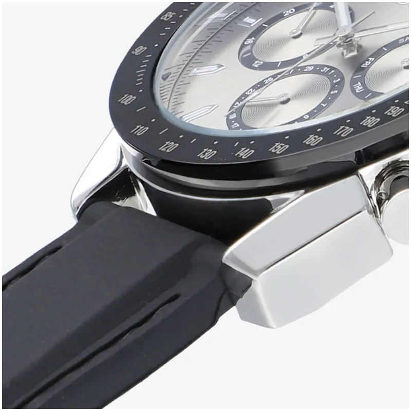 Relógio Homem Marlon Cinza Silicone