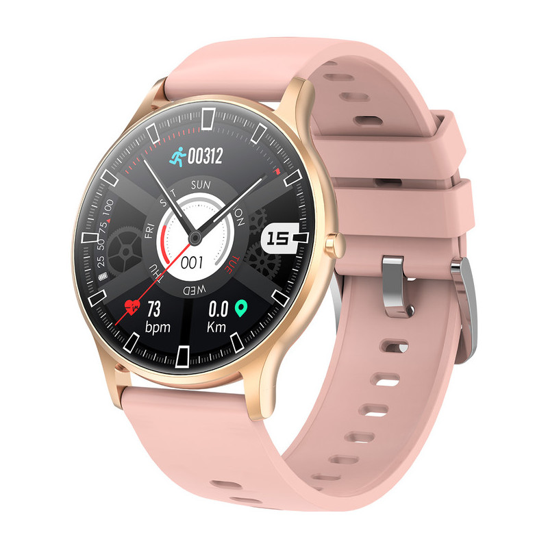 MIAMI 42MM IPRGOLD SILI PINK