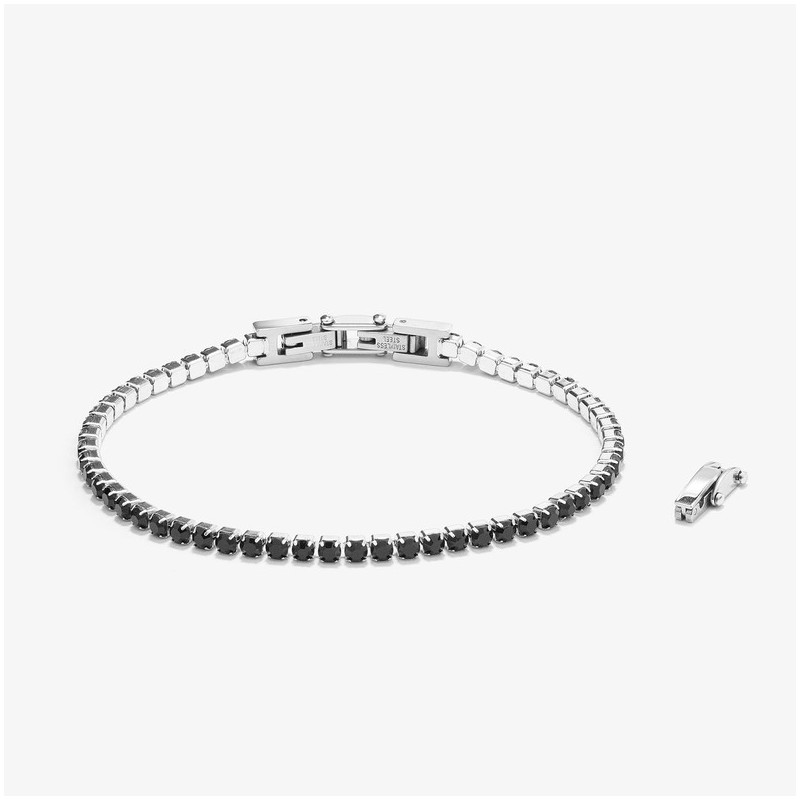 Pulseira Riviere Preta FREEDOM Homem RADIANT Joias