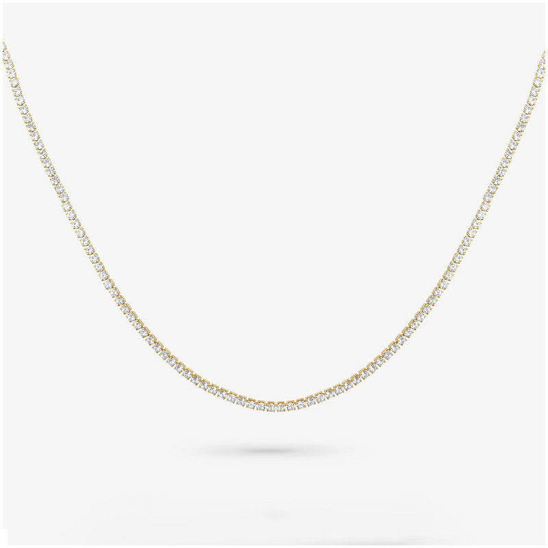 Colar Riviere Dourado e Branco FREEDOM Homem RADIANT Joias