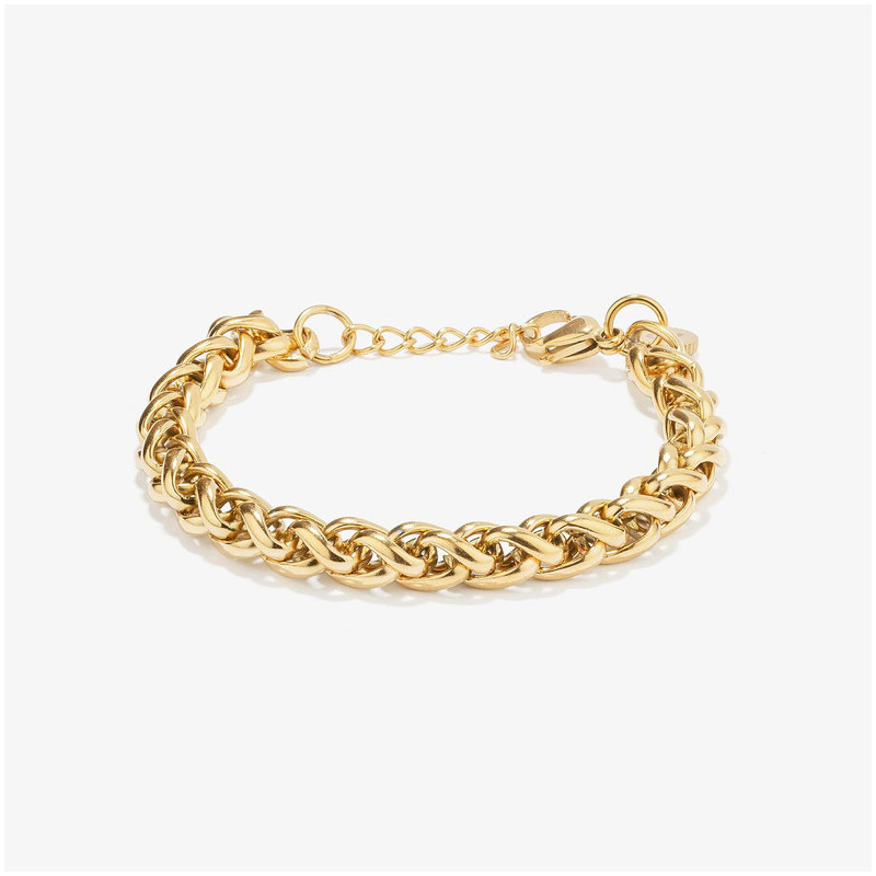 Pulseira Escrava Entrançada Dourada FRANKY Homem RADIANT Joias