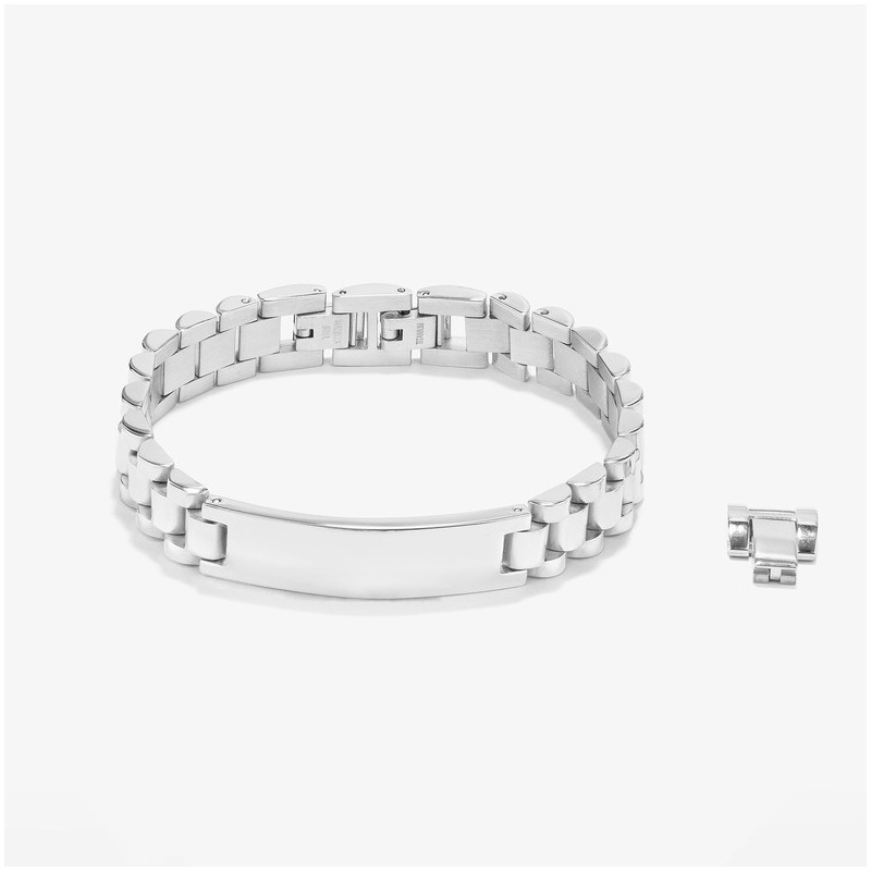 Pulseira Prateada BAND Homem RADIANT Joias