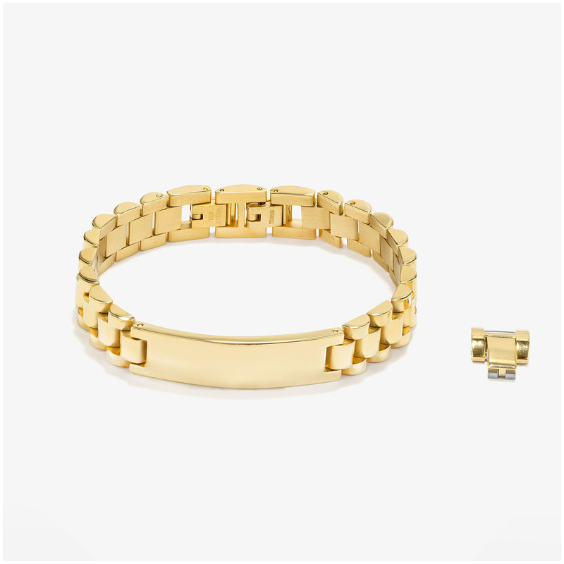Pulseira Dourada BAND Homem RADIANT Joias