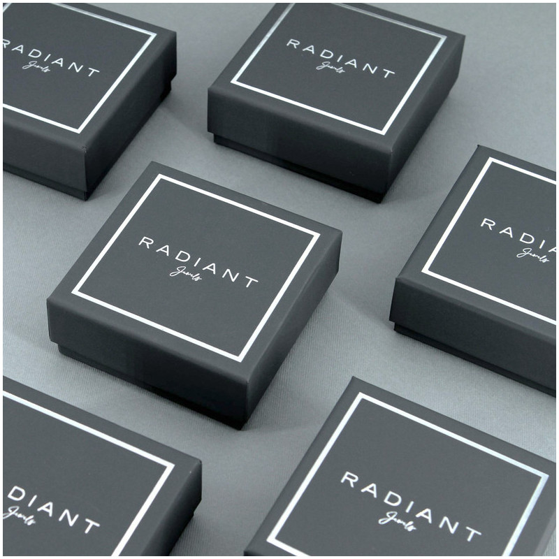 Colar Placa Lisa Prateada PLATE Homem RADIANT Joias