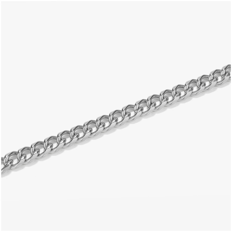 Pulseira Homem Txema Flat Prateada