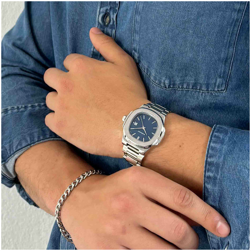 Pulseira Homem Txema Flat Prateada
