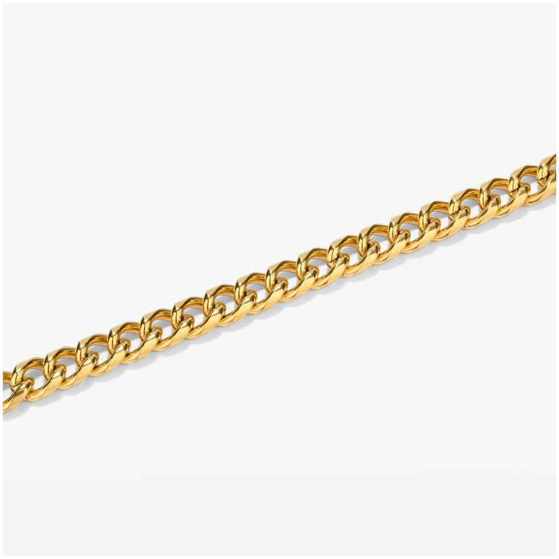 Pulseira Homem Txema Flat Dourada