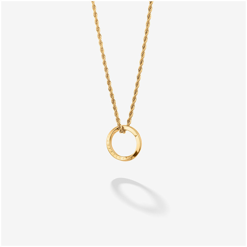 Colar Homem Piti Anel Dourado