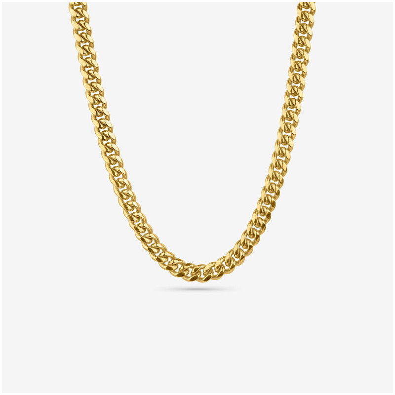 Colar Homem Musculitos Elos Dourado