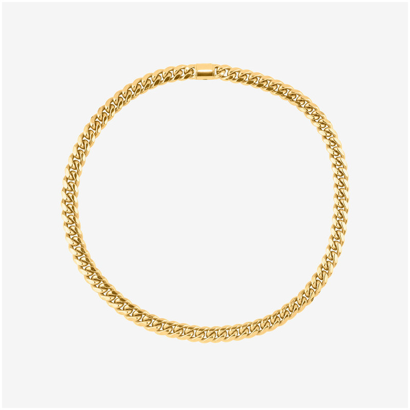 Colar Homem Musculitos Elos Dourado