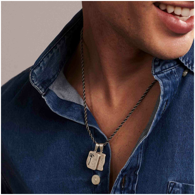 Colar Homem Piti Escapulário Dourado