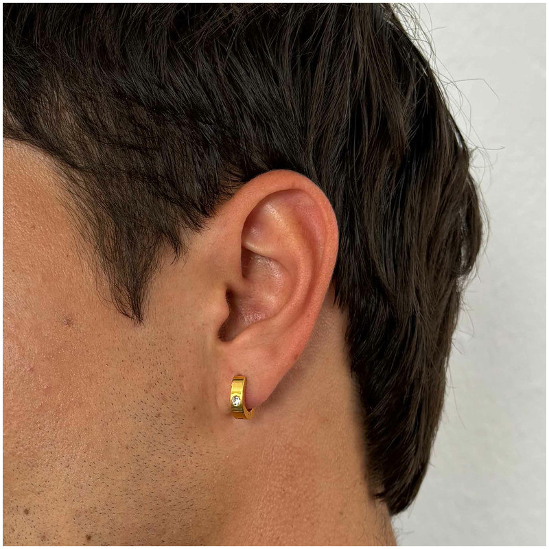 Earcuff Homem Perez Dourado