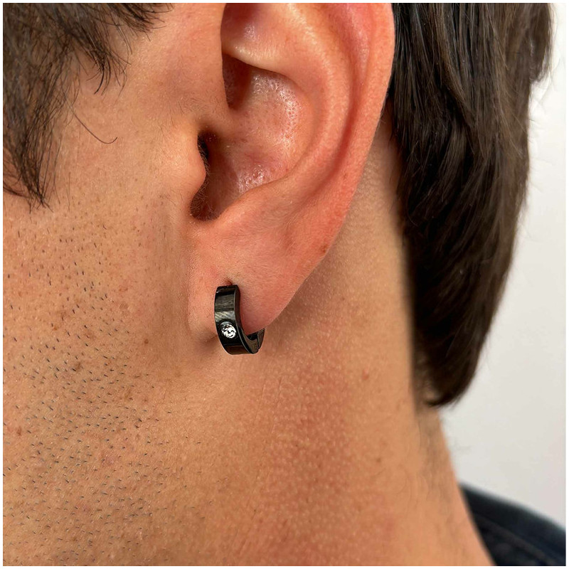 Earcuff Homem Perez Preto