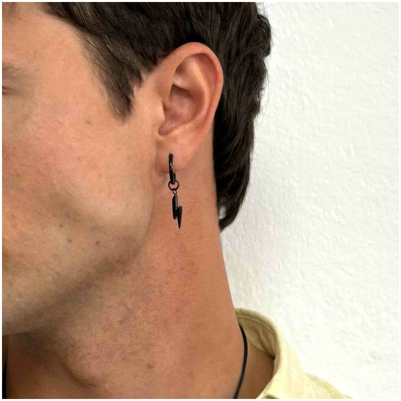 Brinco Homem Perez Relâmpago Preto