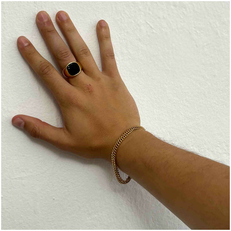 Pulseira Homem Txema Dourada