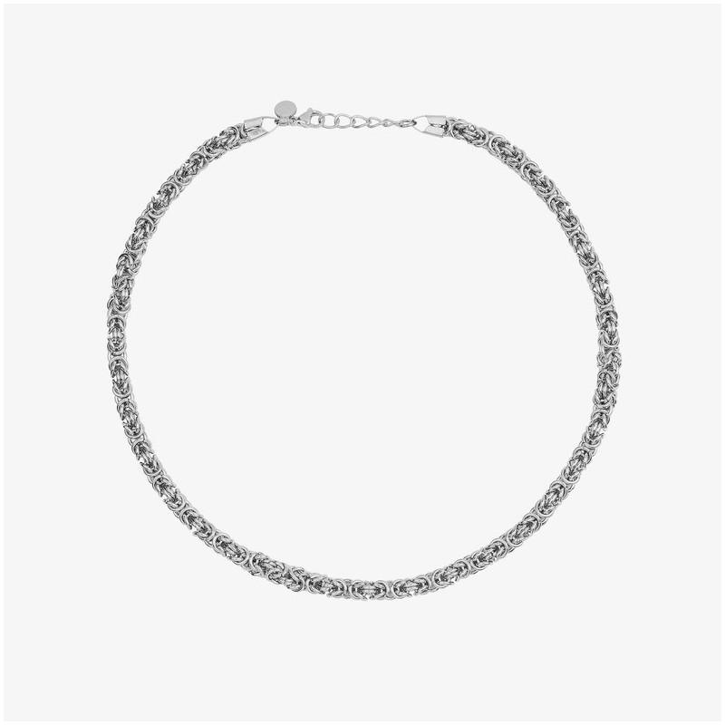 Collar Hombre Musculitos en Plata
